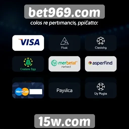 Métodos de pagamento disponíveis no bet969.com
